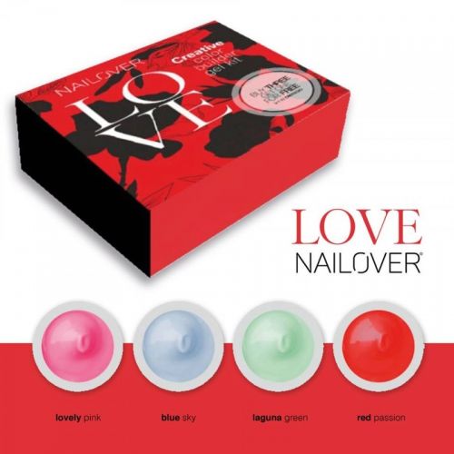 Nailover - Creative Buider Color Gel Kit - Love Nailover - Creative Buider Color Gel Kit - Love