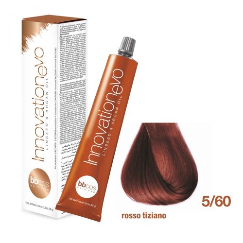BBCOS- Vopsea de păr Innovation EVO (5/60- Rosso Tiziano) BBCOS- Vopsea de păr Innovation EVO (5/60- Rosso Tiziano)