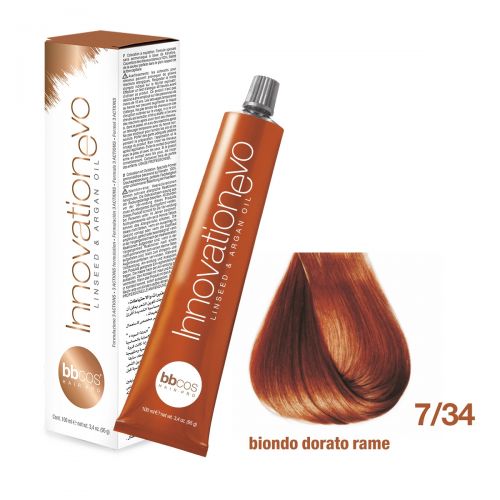 BBCOS- Vopsea de păr Innovation EVO (7/34- Biondo Dorato Rame) BBCOS- Vopsea de păr Innovation EVO (7/34- Biondo Dorato Rame)