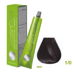 Vopsea de păr Keratin COLOR (1/0- Nero)