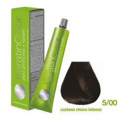 Vopsea de păr Keratin COLOR (5/00- Intensive Light Brown)