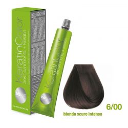 Vopsea de păr Keratin COLOR (6/00- Biondo Scuro Intenso)