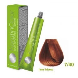 Vopsea de păr Keratin COLOR (7/40- Rame Intenso)