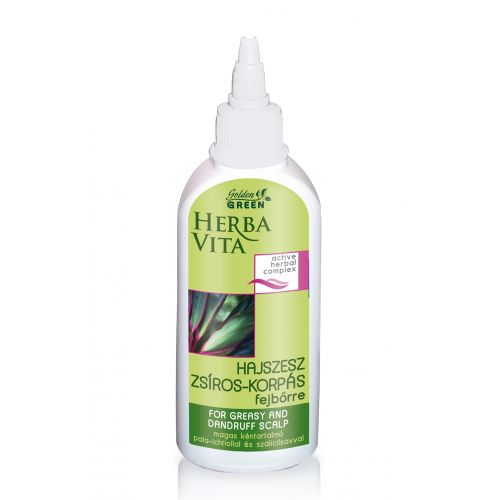 Golden Green - Herba Vita - Spirt Capilar pentru par Gras si Antimatreata (125ml) Golden Green - Herba Vita - Spirt Capilar pentru par Gras si Antimatreata (125ml)