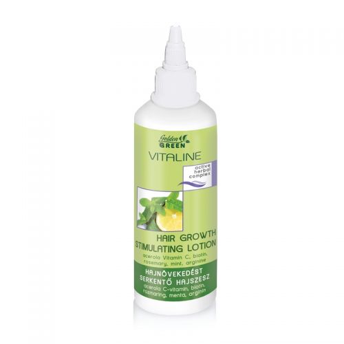 Golden Green Vitaline - Spirt Capilar Regenerant- cu extract de vitamina C, biotina, rozmarin, menta (125ml) Golden Green Vitaline - Spirt Capilar Regenerant- cu extract de vitamina C, biotina, rozmarin, menta (125ml)