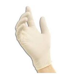 Sibel - Manusi Albe din Latex Pudrate M (100 buc)