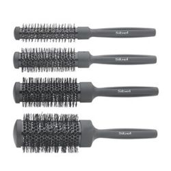 Sibel - Set Perii Par Termice - Negru (4buc)